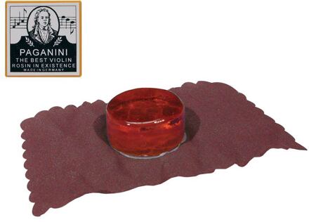 Geipel ROV-070 hars voor viool hars voor viool, clear, rond, klein, in doek