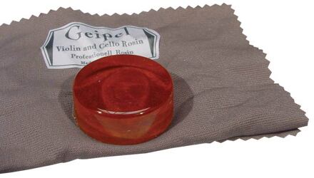 Geipel ROV-100 hars voor viool hars voor viool, clear, rond, groot, in doek
