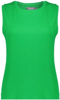 Geisha 42100-41 530 top rib sleeveless bright green Groen - M