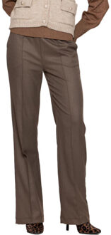 Geisha 51840-20 pantalon met elastische tailleband Bruin - XXXL