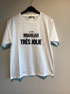 Geisha 52609-41 010 t-shirt "nouveau" off-white/sand Wit - M