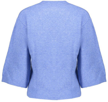 Geisha 54532-14 625 cardigan v-neck 3/4 sleeves blue Blauw