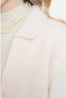 Geisha 54575-29 cardigan h collar Wit - L