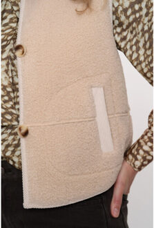 Geisha 55848-19 gilet teddy Beige - L