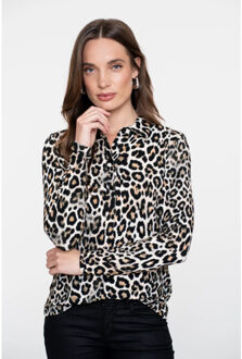 Geisha Blouse 52612-60 - maat L Zwart