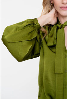 Geisha Blouse 53544-14- Groen - M