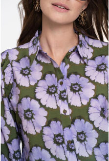 Geisha Blouse 53609-20 Lila