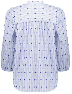 Geisha Blouse 63057-14 - maat XL Blauw