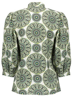 Geisha Blouse 63253-20 - maat XL Blauw