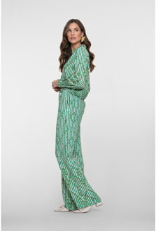 Geisha blouse 63279-20 718 /green Ecru - XL