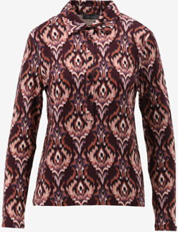 Geisha Blouse bordeaux - M