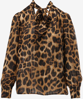 Geisha Blouse bruin - XS;M;3XL