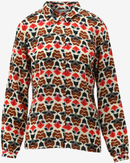 Geisha Blouse bruin - XS;S;M;L;XL;XXL;3XL