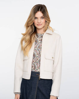 Geisha Blouse lange mouw 53637-20 Blauw - S