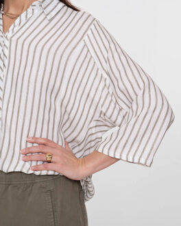 Geisha Blouse lange mouw 63131-99 Ecru