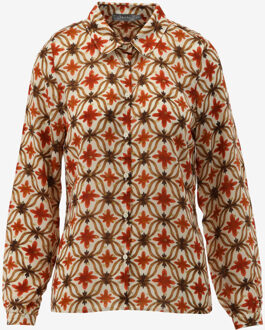 Geisha Blouse oranje - XS;M;XXL