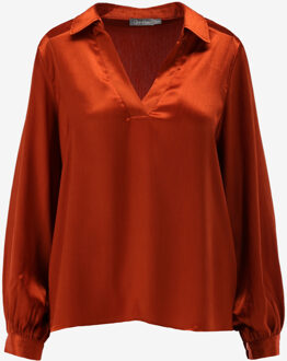 Geisha Blouse oranje - XXL;3XL