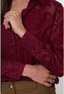 Geisha Blouse port Rood - M
