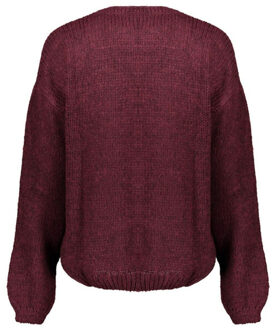 Geisha cardigan basic 54606-70 485 port Rood - XL