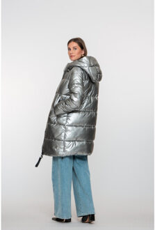 Geisha Coat 58524-12 - maat M Grijs