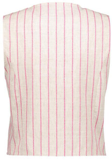 Geisha Gilet zand dessin - maat L Ecru