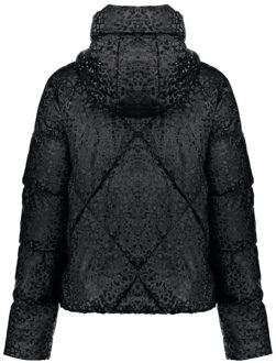 Geisha jacket leopard 58548-21 999 black Zwart