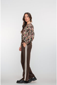 Geisha Jeans brown Bruin - L