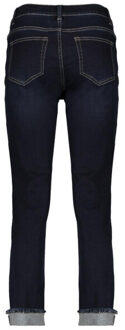 Geisha jeans turn-up 51808-10 880 dark blue black denim Indigoblauw - M