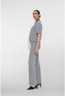 Geisha Pants jaquard-61113-21 Blauw - L