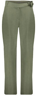 Geisha Pants with strap dessin Groen