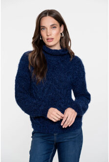 Geisha Pullover 54515-10 inkt blauw - XL