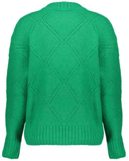 Geisha Pullover ajour 54572-29 Groen - XL