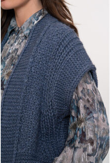 Geisha Pullover blue Blauw - L
