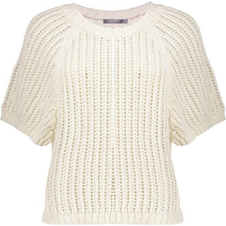 Geisha Pullover ecru - maat M Veelkleurig