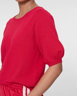 Geisha Pullover korte mouw 64006-10 Rood - XXL