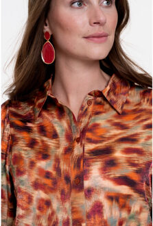 Geisha Shiny blouse 53656-20 Veelkleurig - L