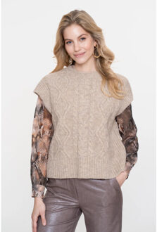 Geisha Spencer cable 54587-70 Beige - L