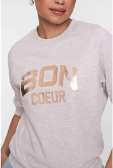 Geisha Sweat beige - maat L Ecru