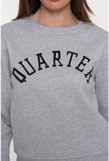 Geisha sweater quarter 52839-41 925 grey/black Grijs - XL