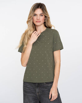 Geisha T-shirt 52562-47 Kaki - XL