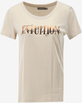 Geisha T-shirt beige - M;L;XL