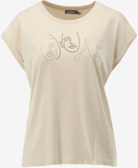 Geisha T-shirt beige - S;M;L;XL;XXL