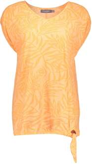 Geisha T-shirt short sleeves light orange Oranje - M