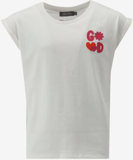 Geisha T-shirt wit - 140/10J;152/12J;164/14J