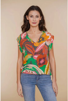 Geisha Top 43457-20 Veelkleurig - L