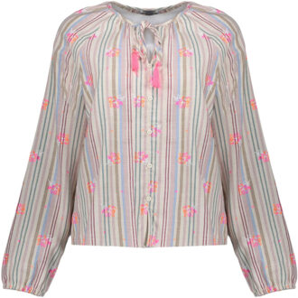 Geisha Top ecru Veelkleurig - XL