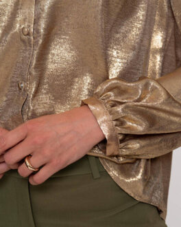 Geisha Top lange mouw 53864-14 Goud