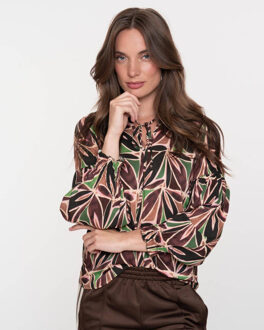 Geisha Top lange mouw 53955-20 Bordeaux - S