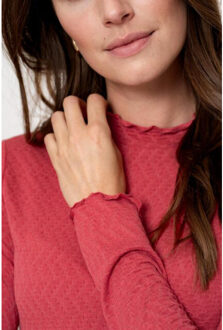 Geisha Top structure 52565-47 rose wood - maat 40 Roze