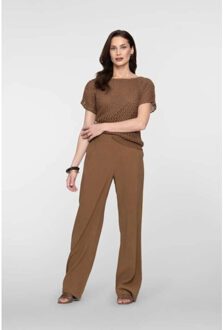 Geisha Top tabacco Bruin - XL